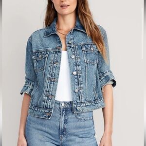 Distressed Classic Jean Jacket